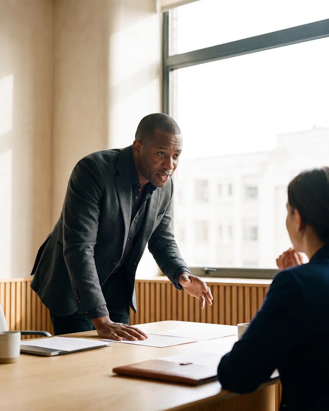 A fractional CFO at work in a Auckland business setting