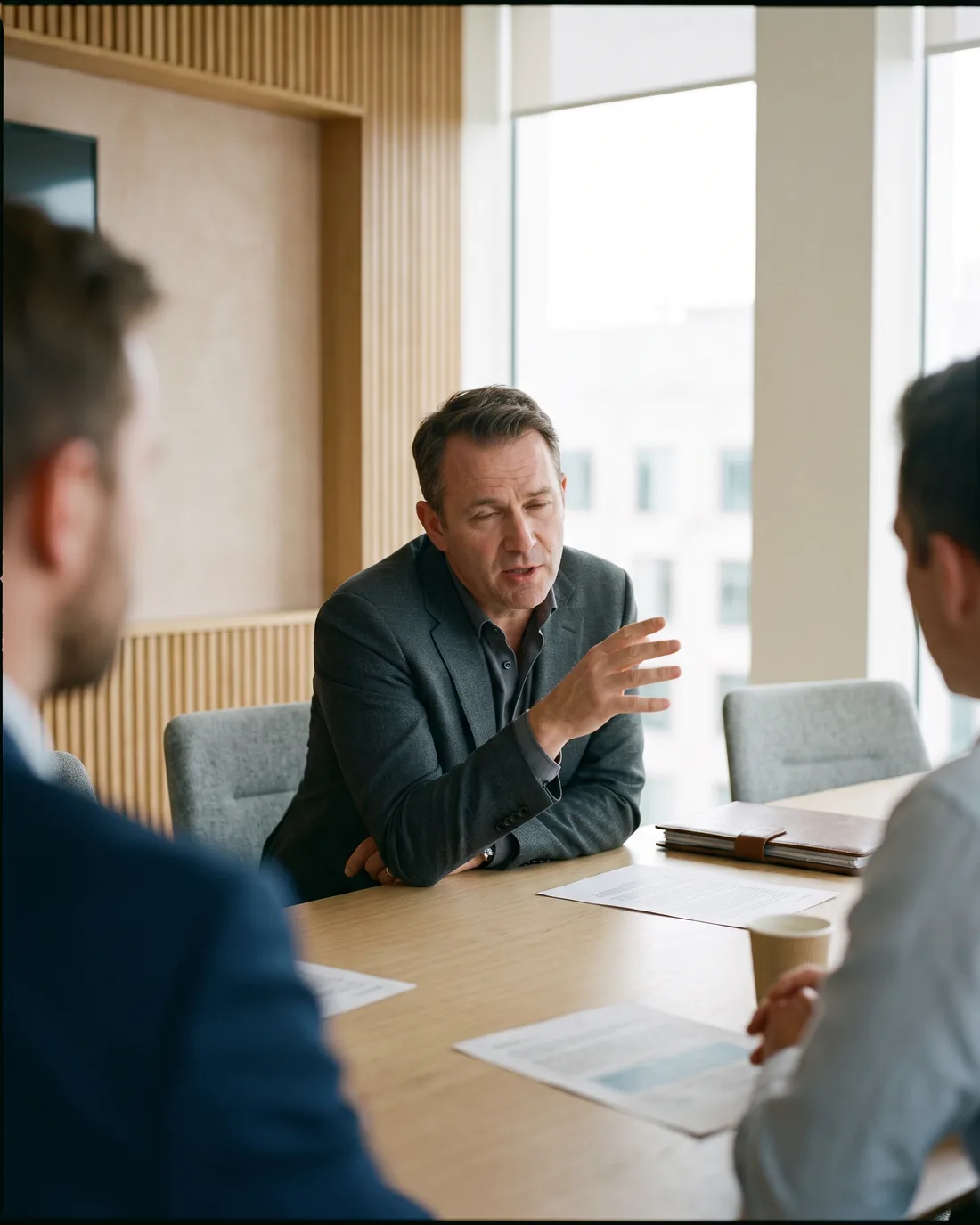 A fractional CRO at work in a Auckland business setting